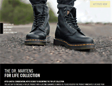 Tablet Screenshot of drmartensforlife.com